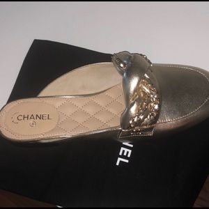 Chanel mules, lamb skin